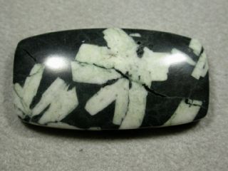 Feldspar in black scist